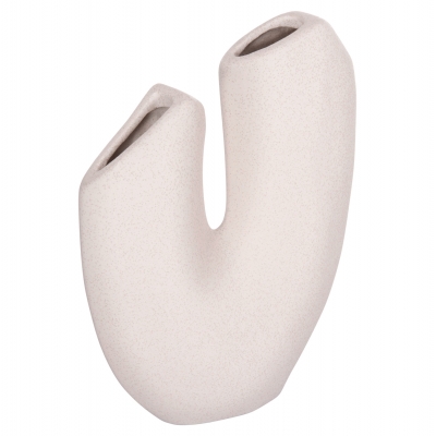 ΕΠΙΤΡΑΠΕΖΙΟ ΚΕΡΑΜΙΚΟ ΔΙΑΚΟΣΜΗΤΙΚΟ ARKEN HM4618.01 ΚΡΥΣΤΑΛΛΙΚΟ ΥΠΟΛΕΥΚΟ 28x10x37Υεκ