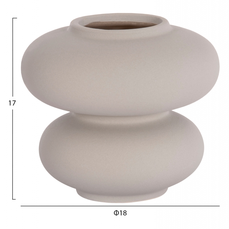 ΕΠΙΤΡΑΠΕΖΙΟ ΚΕΡΑΜΙΚΟ ΔΙΑΚΟΣΜΗΤΙΚΟ ROOK HM4629.03 ΓΚΡΙ ΜΑΤ Φ18x17Υεκ ΕΠΙΤΡΑΠΕΖΙΟ ΚΕΡΑΜΙΚΟ ΔΙΑΚΟΣΜΗΤΙΚΟ ROOK HM4629.03 ΓΚΡΙ ΜΑΤ Φ18x17Υεκ