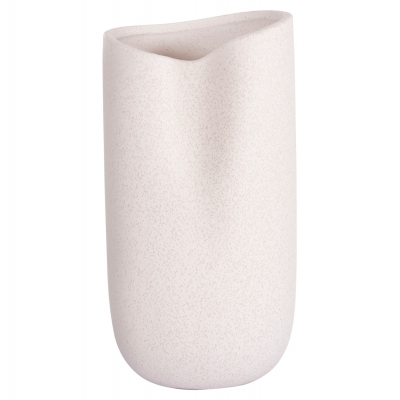 ΕΠΙΤΡΑΠΕΖΙΟ ΚΕΡΑΜΙΚΟ ΔΙΑΚΟΣΜΗΤΙΚΟ GLAΖΕ HM4607.01 ΥΠΟΛΕΥΚΟ ΚΡΥΣΤΑΛΛΙΚΟ 15x15x30Υεκ