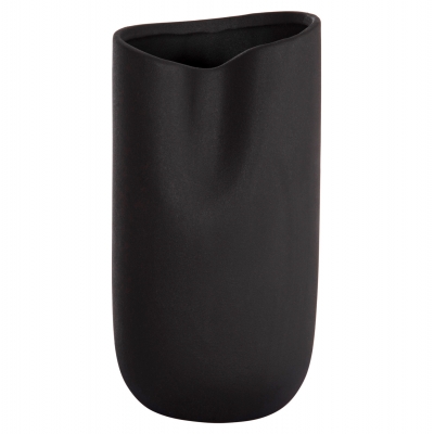 ΕΠΙΤΡΑΠΕΖΙΟ ΚΕΡΑΜΙΚΟ ΔΙΑΚΟΣΜΗΤΙΚΟ GLAΖΕ HM4607.02 ΜΑΥΡΟ ΜΑΤ 15x15x30Υεκ