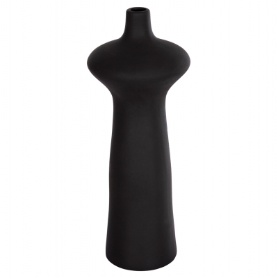 ΕΠΙΤΡΑΠΕΖΙΟ ΚΕΡΑΜΙΚΟ ΔΙΑΚΟΣΜΗΤΙΚΟ SCEPTER HM4636.02 ΜΑΥΡΟ ΜΑΤ Φ18x49Υεκ