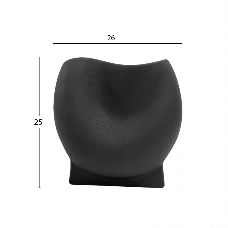 ΕΠΙΤΡΑΠΕΖΙΟ ΚΕΡΑΜΙΚΟ ΔΙΑΚΟΣΜΗΤΙΚΟ GLAΖΕ HM4610.02 ΜΑΥΡΟ ΜΑΤ 26x14x25Υεκ ΕΠΙΤΡΑΠΕΖΙΟ ΚΕΡΑΜΙΚΟ ΔΙΑΚΟΣΜΗΤΙΚΟ GLAΖΕ HM4610.02 ΜΑΥΡΟ ΜΑΤ 26x14x25Υεκ