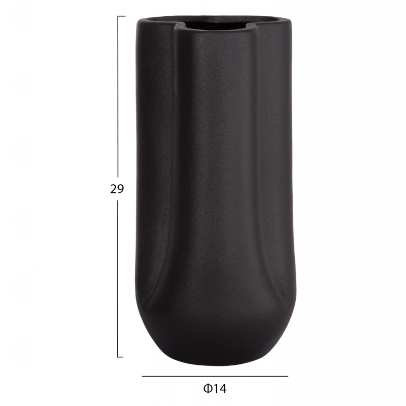 ΕΠΙΤΡΑΠΕΖΙΟ ΚΕΡΑΜΙΚΟ ΔΙΑΚΟΣΜΗΤΙΚΟ GLAΖΕ HM4612.02 ΜΑΥΡΟ ΜΑΤ Φ14x29Υεκ ΕΠΙΤΡΑΠΕΖΙΟ ΚΕΡΑΜΙΚΟ ΔΙΑΚΟΣΜΗΤΙΚΟ GLAΖΕ HM4612.02 ΜΑΥΡΟ ΜΑΤ Φ14x29Υεκ