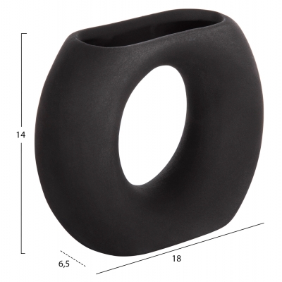 ΕΠΙΤΡΑΠΕΖΙΟ ΚΕΡΑΜΙΚΟ ΔΙΑΚΟΣΜΗΤΙΚΟ ELLIPTO HM4646.02 ΜΑΥΡΟ ΜΑΤ 18x6,5x14Υεκ ΕΠΙΤΡΑΠΕΖΙΟ ΚΕΡΑΜΙΚΟ ΔΙΑΚΟΣΜΗΤΙΚΟ ELLIPTO HM4646.02 ΜΑΥΡΟ ΜΑΤ 18x6,5x14Υεκ