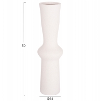 ΕΠΙΤΡΑΠΕΖΙΟ ΚΕΡΑΜΙΚΟ ΔΙΑΚΟΣΜΗΤΙΚΟ SCEPTER HM4637.01 ΚΡΥΣΤΑΛΛΙΚΟ ΥΠΟΛΕΥΚΟ Φ14x50Υεκ