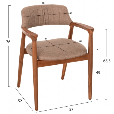 ΠΟΛΥΘΡΟΝΑ JAMES HM18259 TEAK WOOD ΜΕ ΣΑΜΠΑΝΙ ΥΦΑΣΜΑ 57x52x76Υεκ. ΠΟΛΥΘΡΟΝΑ JAMES HM18259 TEAK WOOD ΜΕ ΣΑΜΠΑΝΙ ΥΦΑΣΜΑ 57x52x76Υεκ.