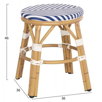 ΣΚΑΜΠΟ ΑΛΟΥΜΙΝΙΟΥ CHINO HM6285.05 BAMBOO LOOK-TEXTILENE ΛΕΥΚΟ-ΜΠΛΕ Φ36x46Υεκ. ΣΚΑΜΠΟ ΑΛΟΥΜΙΝΙΟΥ CHINO HM6285.05 BAMBOO LOOK-TEXTILENE ΛΕΥΚΟ-ΜΠΛΕ Φ36x46Υεκ.