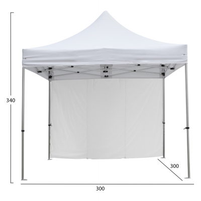 GAZEBO ΕΠΑΓΓΕΛΜΑΤΙΚΟ ΒΑΡΕΩΣ ΤΥΠΟΥ CRESSEN HM21097 ΠΤΥΣΣΟΜΕΝΟ ΑΛΟΥΜΙΝΙΟΥ 3x3x3,4Yμ GAZEBO ΕΠΑΓΓΕΛΜΑΤΙΚΟ ΒΑΡΕΩΣ ΤΥΠΟΥ CRESSEN HM21097 ΠΤΥΣΣΟΜΕΝΟ ΑΛΟΥΜΙΝΙΟΥ 3x3x3,4Yμ