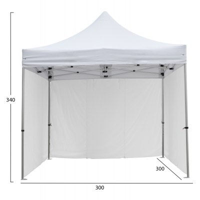GAZEBO ΕΠΑΓΓΕΛΜΑΤΙΚΟ ΒΑΡΕΩΣ ΤΥΠΟΥ CRESSEN HM21097.01 ΠΤΥΣΣΟΜΕΝΟ ΑΛΟΥΜΙΝΙΟΥ 3x3x3,4Yεκ GAZEBO ΕΠΑΓΓΕΛΜΑΤΙΚΟ ΒΑΡΕΩΣ ΤΥΠΟΥ CRESSEN HM21097.01 ΠΤΥΣΣΟΜΕΝΟ ΑΛΟΥΜΙΝΙΟΥ 3x3x3,4Yεκ