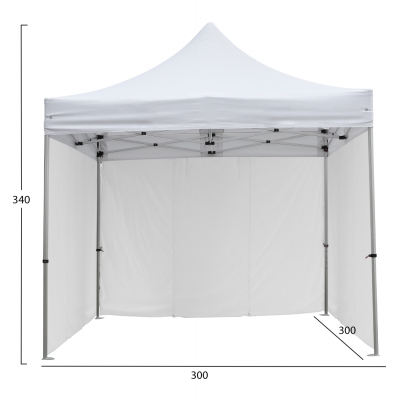 GAZEBO ΕΠΑΓΓΕΛΜΑΤΙΚΟ ΒΑΡΕΩΣ ΤΥΠΟΥ CRESSEN HM21097.01 ΠΤΥΣΣΟΜΕΝΟ ΑΛΟΥΜΙΝΙΟΥ 3x3x3,4Yεκ GAZEBO ΕΠΑΓΓΕΛΜΑΤΙΚΟ ΒΑΡΕΩΣ ΤΥΠΟΥ CRESSEN HM21097.01 ΠΤΥΣΣΟΜΕΝΟ ΑΛΟΥΜΙΝΙΟΥ 3x3x3,4Yεκ