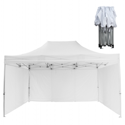 GAZEBO ΕΠΑΓΓΕΛΜΑΤΙΚΟ ΒΑΡΕΩΣ ΤΥΠΟΥ CRESSEN HM21098.01 ΠΤΥΣΣΟΜΕΝΟ ΑΛΟΥΜΙΝΙΟΥ 3x4,5x3,4Yμ
