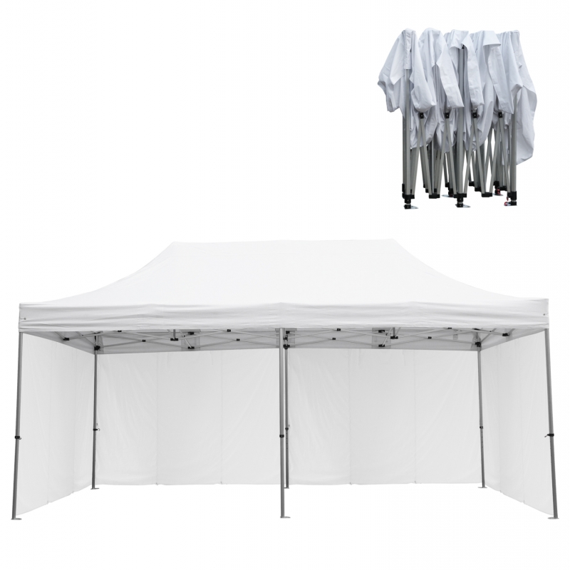 GAZEBO ΕΠΑΓΓΕΛΜΑΤΙΚΟ ΒΑΡΕΩΣ ΤΥΠΟΥ CRESSEN HM21099.01 ΠΤΥΣΣΟΜΕΝΟ ΑΛΟΥΜΙΝΙΟΥ 3x6x3,4Yμ