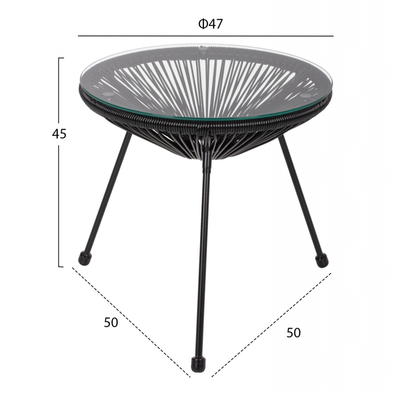 ΣΕΤ ΕΞΩΤΕΡΙΚΟΥ ΧΩΡΟΥ 3ΤΜΧ ACAPULCO HM21101 P.E.RATTAN-ΜΕΤΑΛΛΟ ΣΕ ΜΑΥΡΟ ΣΕΤ ΕΞΩΤΕΡΙΚΟΥ ΧΩΡΟΥ 3ΤΜΧ ACAPULCO HM21101 P.E.RATTAN-ΜΕΤΑΛΛΟ ΣΕ ΜΑΥΡΟ