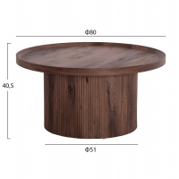 ΣΕΤ 2ΤΜΧ ΤΡΑΠΕΖΙΑ ΣΑΛΟΝΙΟΥ MARGON HM21084 MDF ΣΚΟΥΡΟ ΚΑΦΕ Φ80εκ & Φ45εκ ΣΕΤ 2ΤΜΧ ΤΡΑΠΕΖΙΑ ΣΑΛΟΝΙΟΥ MARGON HM21084 MDF ΣΚΟΥΡΟ ΚΑΦΕ Φ80εκ & Φ45εκ