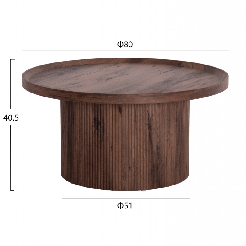 ΣΕΤ 2ΤΜΧ ΤΡΑΠΕΖΙΑ ΣΑΛΟΝΙΟΥ MARGON HM21084 MDF ΣΚΟΥΡΟ ΚΑΦΕ Φ80εκ & Φ45εκ ΣΕΤ 2ΤΜΧ ΤΡΑΠΕΖΙΑ ΣΑΛΟΝΙΟΥ MARGON HM21084 MDF ΣΚΟΥΡΟ ΚΑΦΕ Φ80εκ & Φ45εκ