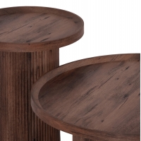 ΣΕΤ 2ΤΜΧ ΤΡΑΠΕΖΙΑ ΣΑΛΟΝΙΟΥ MARGON HM21084 MDF ΣΚΟΥΡΟ ΚΑΦΕ Φ80εκ & Φ45εκ ΣΕΤ 2ΤΜΧ ΤΡΑΠΕΖΙΑ ΣΑΛΟΝΙΟΥ MARGON HM21084 MDF ΣΚΟΥΡΟ ΚΑΦΕ Φ80εκ & Φ45εκ