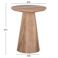 ΣΕΤ 2ΤΜΧ ΤΡΑΠΕΖΙΑ ΣΑΛΟΝΙΟΥ KARAN HM21085 MDF ΦΥΣΙΚΟ ΞΥΛΟΥ Φ80εκ & Φ45εκ ΣΕΤ 2ΤΜΧ ΤΡΑΠΕΖΙΑ ΣΑΛΟΝΙΟΥ KARAN HM21085 MDF ΦΥΣΙΚΟ ΞΥΛΟΥ Φ80εκ & Φ45εκ