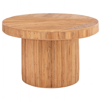 ΤΡΑΠΕΖΙ ΤΡΑΠΕΖΑΡΙΑΣ GATSBY HM9884 ΦΥΣΙΚΟ RATTAN ΣΕ ΦΥΣΙΚΟ ΧΡΩΜΑ Φ120x76Υεκ.