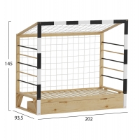 ΚΡΕΒΑΤΙ ΠΑΙΔΙΚΟ τ.MONTESSORI ΜΕ ΣΥΡΤΑΡΙ GOALIE HM700 ΞΥΛΟ ΠΕΥΚΟΥ ΦΥΣΙΚΟ-ΛΕΥΚΟ-ΜΑΥΡΟ- 190x90εκ ΚΡΕΒΑΤΙ ΠΑΙΔΙΚΟ τ.MONTESSORI ΜΕ ΣΥΡΤΑΡΙ GOALIE HM700 ΞΥΛΟ ΠΕΥΚΟΥ ΦΥΣΙΚΟ-ΛΕΥΚΟ-ΜΑΥΡΟ- 190x90εκ