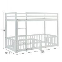 ΠΑΙΔΙΚΗ ΚΟΥΚΕΤΑ ΜΕ ΠΑΡΚΑΚΙ PLAYKID HM703.03 ΞΥΛΟ ΠΕΥΚΟΥ ΛΕΥΚΟ ΓΙΑ 190x90εκ ΠΑΙΔΙΚΗ ΚΟΥΚΕΤΑ ΜΕ ΠΑΡΚΑΚΙ PLAYKID HM703.03 ΞΥΛΟ ΠΕΥΚΟΥ ΛΕΥΚΟ ΓΙΑ 190x90εκ