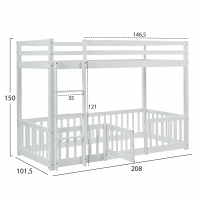 ΠΑΙΔΙΚΗ ΚΟΥΚΕΤΑ τ.MONTESSORI ΜΕ ΠΑΡΚΑΚΙ PLAYKID HM703.03 ΞΥΛΟ ΠΕΥΚΟΥ ΛΕΥΚΟ ΓΙΑ 190x90εκ ΠΑΙΔΙΚΗ ΚΟΥΚΕΤΑ τ.MONTESSORI ΜΕ ΠΑΡΚΑΚΙ PLAYKID HM703.03 ΞΥΛΟ ΠΕΥΚΟΥ ΛΕΥΚΟ ΓΙΑ 190x90εκ