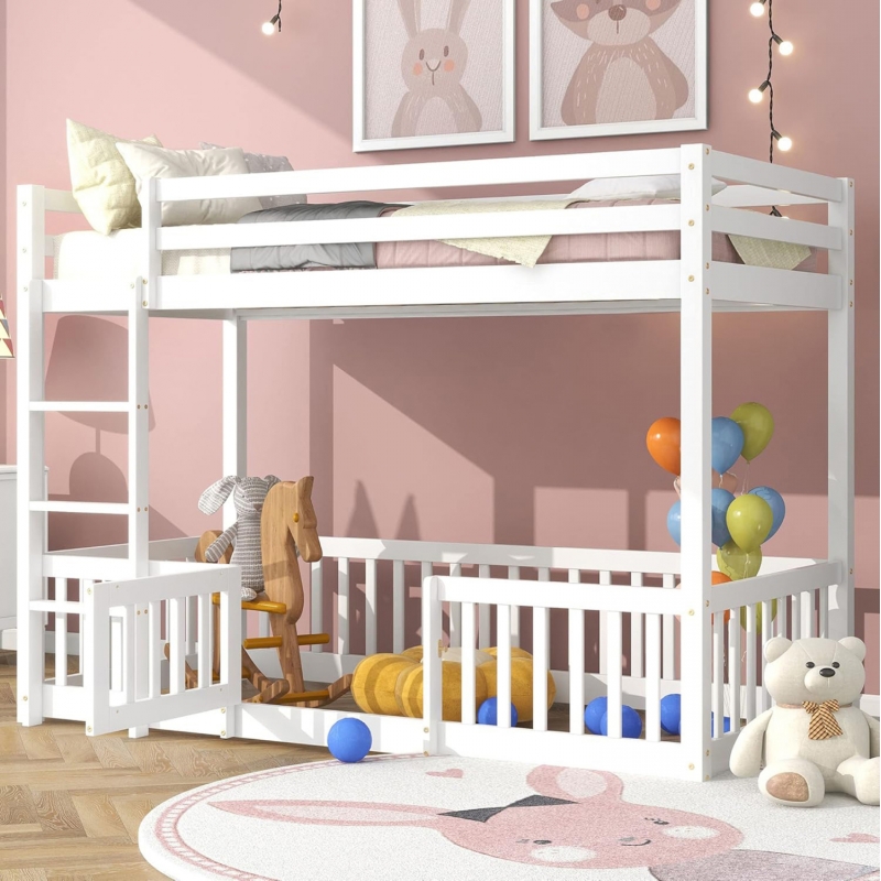 ΠΑΙΔΙΚΗ ΚΟΥΚΕΤΑ τ.MONTESSORI ΜΕ ΠΑΡΚΑΚΙ PLAYKID HM703.03 ΞΥΛΟ ΠΕΥΚΟΥ ΛΕΥΚΟ ΓΙΑ 190x90εκ ΠΑΙΔΙΚΗ ΚΟΥΚΕΤΑ τ.MONTESSORI ΜΕ ΠΑΡΚΑΚΙ PLAYKID HM703.03 ΞΥΛΟ ΠΕΥΚΟΥ ΛΕΥΚΟ ΓΙΑ 190x90εκ