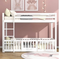 ΠΑΙΔΙΚΗ ΚΟΥΚΕΤΑ τ.MONTESSORI ΜΕ ΠΑΡΚΑΚΙ PLAYKID HM703.03 ΞΥΛΟ ΠΕΥΚΟΥ ΛΕΥΚΟ ΓΙΑ 190x90εκ ΠΑΙΔΙΚΗ ΚΟΥΚΕΤΑ τ.MONTESSORI ΜΕ ΠΑΡΚΑΚΙ PLAYKID HM703.03 ΞΥΛΟ ΠΕΥΚΟΥ ΛΕΥΚΟ ΓΙΑ 190x90εκ