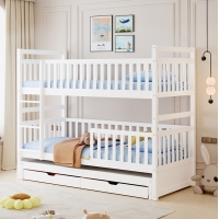 ΠΑΙΔΙΚΗ ΚΟΥΚΕΤΑ ΜΕ 3 ΚΡΕΒΑΤΙΑ & 2 ΣΥΡΤΑΡΙΑ TRIPLON HM709.03 ΞΥΛΟ ΠΕΥΚΟΥ 90x190-200εκ