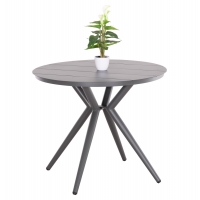 ΤΡΑΠΕΖΙ ΣΤΡΟΓΓΥΛΟ ΑΛΟΥΜΙΝΙΟΥ HIGER HM6289.01 ΓΚΡΙ Φ90x74Yεκ. ΤΡΑΠΕΖΙ ΣΤΡΟΓΓΥΛΟ ΑΛΟΥΜΙΝΙΟΥ HIGER HM6289.01 ΓΚΡΙ Φ90x74Yεκ.