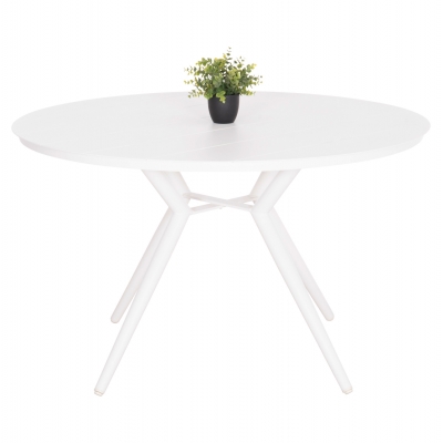 ΤΡΑΠΕΖΙ ΑΛΟΥΜΙΝΙΟΥ ΣΤΡΟΓΓΥΛΟ HIGER HM6290.02 Φ126x74Υεκ.