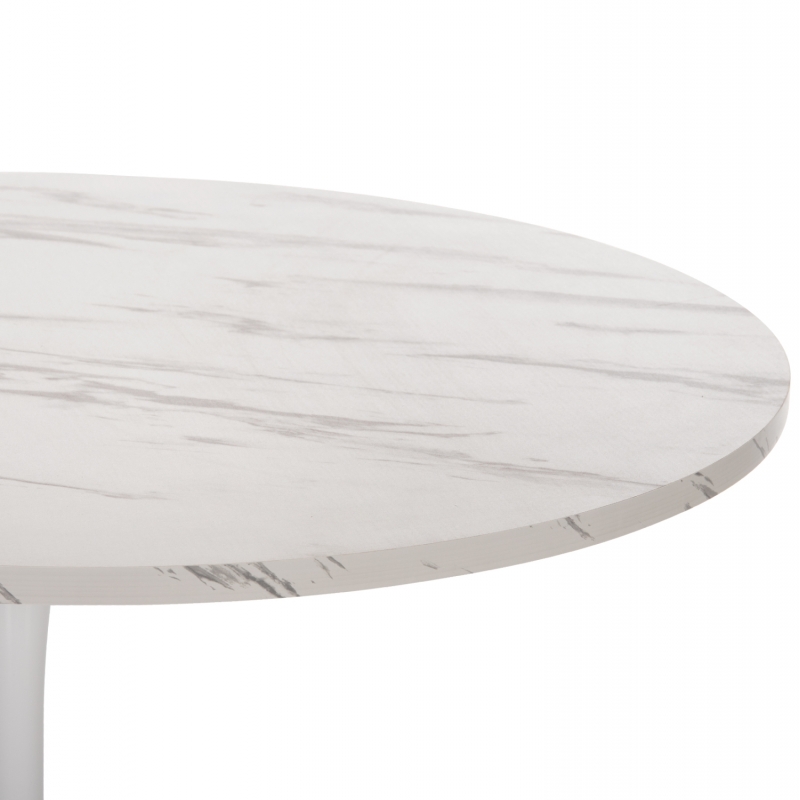 ΤΡΑΠΕΖΙ ΤΡΑΠΕΖΑΡΙΑΣ ROLLO HM9422.11 ΣΤΡΟΓΓΥΛΟ WHITE MARBLE Φ120x74Yεκ. ΤΡΑΠΕΖΙ ΤΡΑΠΕΖΑΡΙΑΣ ROLLO HM9422.11 ΣΤΡΟΓΓΥΛΟ WHITE MARBLE Φ120x74Yεκ.