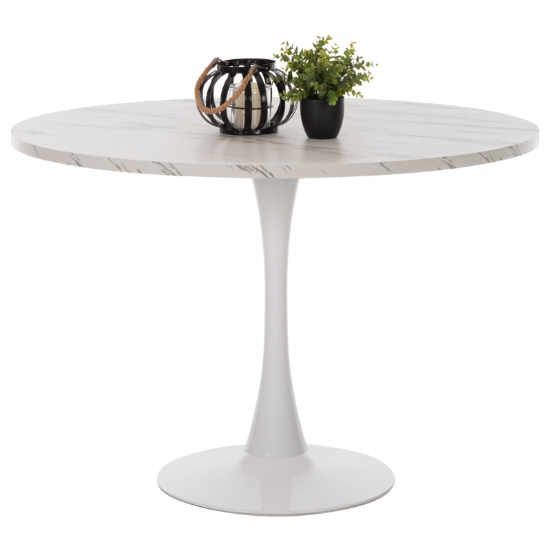 ΤΡΑΠΕΖΙ ΤΡΑΠΕΖΑΡΙΑΣ ROLLO HM9422.11 ΣΤΡΟΓΓΥΛΟ WHITE MARBLE Φ120x74Yεκ. ΤΡΑΠΕΖΙ ΤΡΑΠΕΖΑΡΙΑΣ ROLLO HM9422.11 ΣΤΡΟΓΓΥΛΟ WHITE MARBLE Φ120x74Yεκ.
