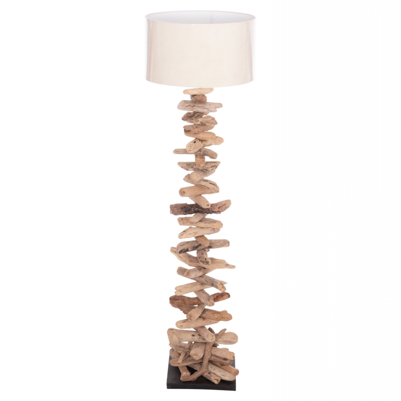 ΔΙΑΚΟΣΜΗΤΙΚΟ ΦΩΤΙΣΤΙΚΟ ΔΑΠΕΔΟΥ ALTAR HM4430 DRIFTWOOD--ΛΕΥΚΟ PVC Φ45x155Υεκ.
