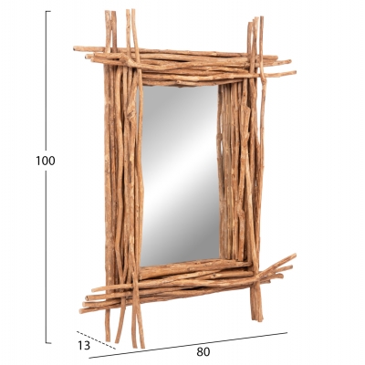 ΚΑΘΡΕΠΤΗΣ ΤΟΙΧΟΥ TWIGGER HM4442 DRIFTWOOD ΣΕ ΦΥΣΙΚΟ ΧΡΩΜΑ 80x15x100Υεκ ΚΑΘΡΕΠΤΗΣ ΤΟΙΧΟΥ TWIGGER HM4442 DRIFTWOOD ΣΕ ΦΥΣΙΚΟ ΧΡΩΜΑ 80x15x100Υεκ