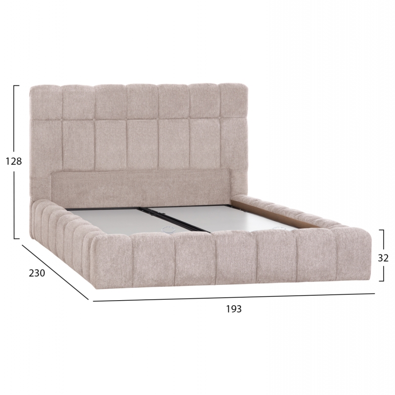 ΚΡΕΒΑΤΙ RAMON ΜΕ ΑΠΟΘ. ΧΩΡΟ HM720.10 ΥΦΑΣΜΑ TEDDY ΜΠΕΖ-ΓΙΑ ΣΤΡΩΜΑ 160x200εκ ΚΡΕΒΑΤΙ RAMON ΜΕ ΑΠΟΘ. ΧΩΡΟ HM720.10 ΥΦΑΣΜΑ TEDDY ΜΠΕΖ-ΓΙΑ ΣΤΡΩΜΑ 160x200εκ