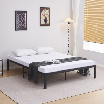 ΚΡΕΒΑΤΙ-ΥΠΟΣΤΡΩΜΑ ΔΙΠΛΟ RANTO HM696.01 ΜΕΤΑΛΛΙΚΟ ΜΑΥΡΟ ΓΙΑ ΣΤΡΩΜΑ 200x160εκ