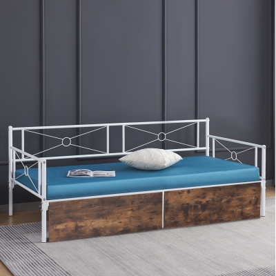 ΚΡΕΒΑΤΙ-ΚΑΝΑΠΕΣ BERNIE HM21121.01 ΛΕΥΚΟΣ ΜΕΤΑΛ.ΣΚΕΛΕΤΟΣ & 2 ΣΥΡΤΑΡΙΑ- ΓΙΑ 190x90εκ. ΚΡΕΒΑΤΙ-ΚΑΝΑΠΕΣ BERNIE HM21121.01 ΛΕΥΚΟΣ ΜΕΤΑΛ.ΣΚΕΛΕΤΟΣ & 2 ΣΥΡΤΑΡΙΑ- ΓΙΑ 190x90εκ.