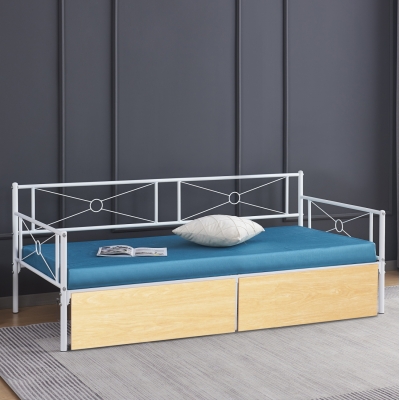 ΚΡΕΒΑΤΙ-ΚΑΝΑΠΕΣ BERNIE HM21121.02 ΛΕΥΚΟ ΜΕΤΑΛΛΟ & 2 SONAMA ΣΥΡΤΑΡΙΑ- ΓΙΑ 190x90εκ. ΚΡΕΒΑΤΙ-ΚΑΝΑΠΕΣ BERNIE HM21121.02 ΛΕΥΚΟ ΜΕΤΑΛΛΟ & 2 SONAMA ΣΥΡΤΑΡΙΑ- ΓΙΑ 190x90εκ.