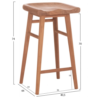 ΣΚΑΜΠΟ ΜΠΑΡ BOLMAR HM18108 ΞΥΛΟ ΤΕΑΚ ΣΕ ΦΥΣΙΚΟ 40.5x44x74Υεκ. ΣΚΑΜΠΟ ΜΠΑΡ BOLMAR HM18108 ΞΥΛΟ ΤΕΑΚ ΣΕ ΦΥΣΙΚΟ 40.5x44x74Υεκ.