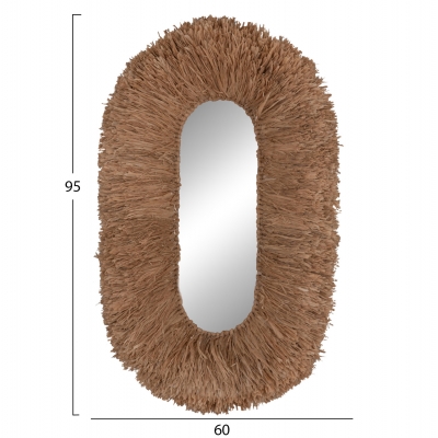 ΚΑΘΡΕΠΤΗΣ ΤΟΙΧΟΥ ΟΒΑΛ HM4711 ΠΛΑΙΣΙΟ ΙΝΕΣ ΣΙΖΑΛ ΣΕ ΧΡΩΜΑ ΦΥΣΙΚΟ 95x60x15(πάχος)εκ. ΚΑΘΡΕΠΤΗΣ ΤΟΙΧΟΥ ΟΒΑΛ HM4711 ΠΛΑΙΣΙΟ ΙΝΕΣ ΣΙΖΑΛ ΣΕ ΧΡΩΜΑ ΦΥΣΙΚΟ 95x60x15(πάχος)εκ.