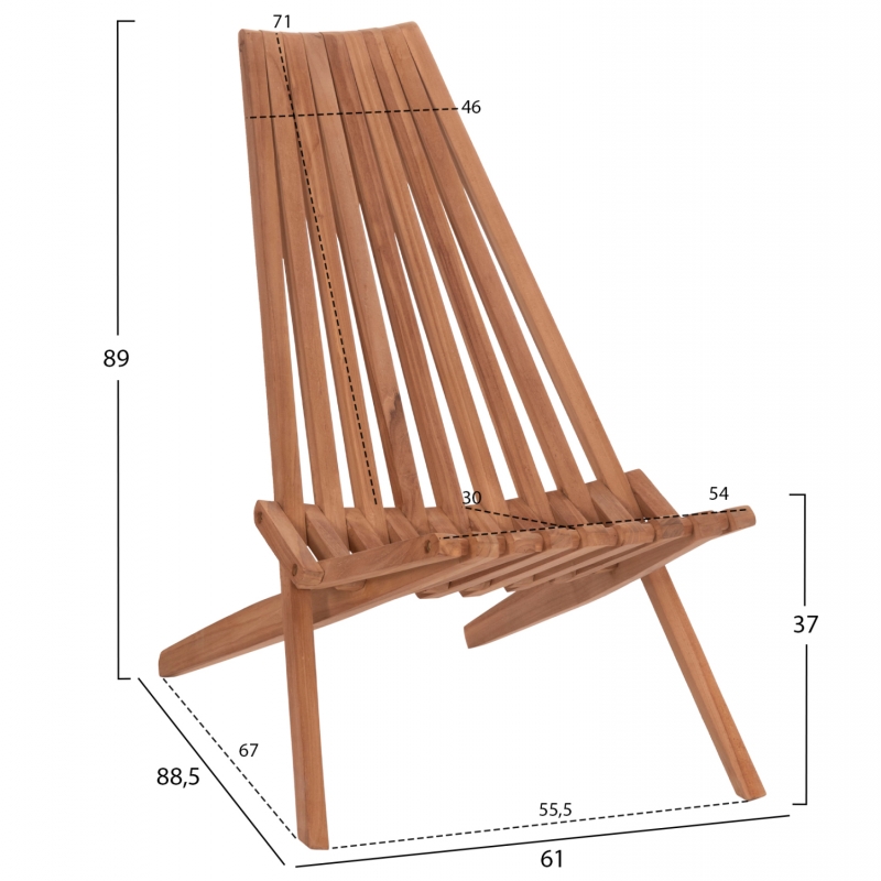 ΠΟΛΥΘΡΟΝΑ LOUNGE ΠΤΥΣΣΟΜΕΝΗ SHIGAO HM18112 ΞΥΛΟ TEAK--ΦΥΣΙΚΟ 61x88.5x89Υεκ. ΠΟΛΥΘΡΟΝΑ LOUNGE ΠΤΥΣΣΟΜΕΝΗ SHIGAO HM18112 ΞΥΛΟ TEAK--ΦΥΣΙΚΟ 61x88.5x89Υεκ.