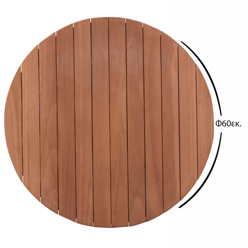ΕΠΙΦΑΝΕΙΑ ΤΡΑΠΕΖΙΟΥ ΣΤΡΟΓΓΥΛΗ HM18132 ΞΥΛΟ TEAK--ΦΥΣΙΚΟ Φ60x4(πάχος)εκ. ΕΠΙΦΑΝΕΙΑ ΤΡΑΠΕΖΙΟΥ ΣΤΡΟΓΓΥΛΗ HM18132 ΞΥΛΟ TEAK--ΦΥΣΙΚΟ Φ60x4(πάχος)εκ.