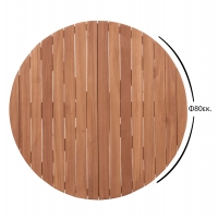 ΕΠΙΦΑΝΕΙΑ ΤΡΑΠΕΖΙΟΥ ΣΤΡΟΓΓΥΛΗ HM18134 ΞΥΛΟ TEAK--ΦΥΣΙΚΟ Φ80x4(πάχος)εκ. ΕΠΙΦΑΝΕΙΑ ΤΡΑΠΕΖΙΟΥ ΣΤΡΟΓΓΥΛΗ HM18134 ΞΥΛΟ TEAK--ΦΥΣΙΚΟ Φ80x4(πάχος)εκ.