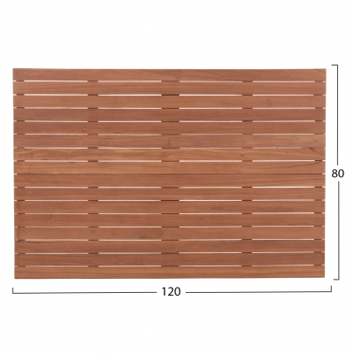 ΕΠΙΦΑΝΕΙΑ ΤΡΑΠΕΖΙΟΥ ΟΡΘΟΓΩΝΙΑ HM18138 ΞΥΛΟ TEAK--ΦΥΣΙΚΟ 120x80x4(πάχος)εκ.