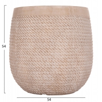 ΣΕΤ 4ΤΜΧ ΓΛΑΣΤΡΕΣ ΣΤΡΟΓΓΥΛΕΣ GARDENER HM4722 FIBERCLAY--IVORY CEMENT Φ54x54Υεκ ΣΕΤ 4ΤΜΧ ΓΛΑΣΤΡΕΣ ΣΤΡΟΓΓΥΛΕΣ GARDENER HM4722 FIBERCLAY--IVORY CEMENT Φ54x54Υεκ