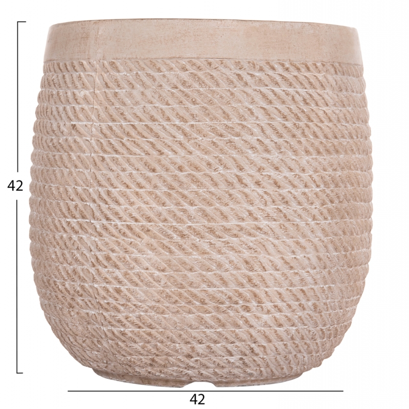 ΣΕΤ 4ΤΜΧ ΓΛΑΣΤΡΕΣ ΣΤΡΟΓΓΥΛΕΣ GARDENER HM4722 FIBERCLAY--IVORY CEMENT Φ54x54Υεκ ΣΕΤ 4ΤΜΧ ΓΛΑΣΤΡΕΣ ΣΤΡΟΓΓΥΛΕΣ GARDENER HM4722 FIBERCLAY--IVORY CEMENT Φ54x54Υεκ