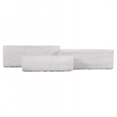 ΣΕΤ 3ΤΜΧ ΓΛΑΣΤΡΕΣ ΟΡΘΟΓΩΝΙΕΣ GARDENER HM4723 FIBERCLAY ΓΚΡΙ CEMENT 81x30x30Υεκ. ΣΕΤ 3ΤΜΧ ΓΛΑΣΤΡΕΣ ΟΡΘΟΓΩΝΙΕΣ GARDENER HM4723 FIBERCLAY ΓΚΡΙ CEMENT 81x30x30Υεκ.