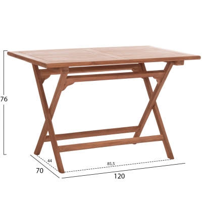 ΤΡΑΠΕΖΙ ΠΤΥΣΣΟΜΕΝΟ ΟΡΘΟΓΩΝΙΟ ERIS HM18117 ΞΥΛΟ TEAK--ΦΥΣΙΚΟ 120x70x76Υεκ. ΤΡΑΠΕΖΙ ΠΤΥΣΣΟΜΕΝΟ ΟΡΘΟΓΩΝΙΟ ERIS HM18117 ΞΥΛΟ TEAK--ΦΥΣΙΚΟ 120x70x76Υεκ.