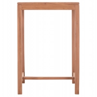 ΤΡΑΠΕΖΙ ΜΠΑΡ ΤΕΤΡΑΓΩΝΟ PRESSCOT HM18113 ΞΥΛΟ TEAK ΣΕ ΦΥΣΙΚΟ 70x70x105Υεκ.