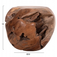 ΒΟΗΘΗΤΙΚΟ ΤΡΑΠΕΖΙ LOGGY HM18295 ΞΥΛΟ TEAK--ΦΥΣΙΚΟ 50x50x50Υεκ. ΒΟΗΘΗΤΙΚΟ ΤΡΑΠΕΖΙ LOGGY HM18295 ΞΥΛΟ TEAK--ΦΥΣΙΚΟ 50x50x50Υεκ.